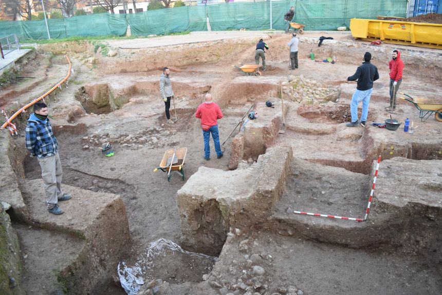 A view of the archaeological site where the bone was found in southern Spain.