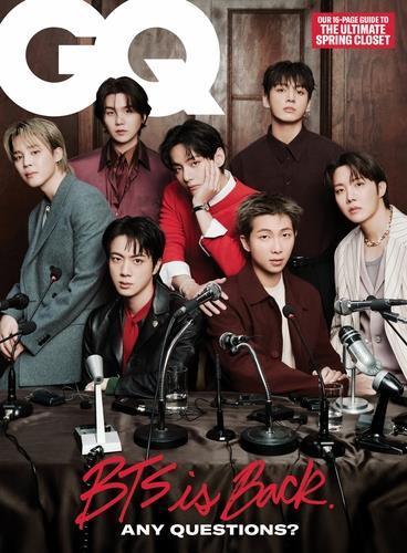 K-pop group BTS on the cover of GQ Magazine