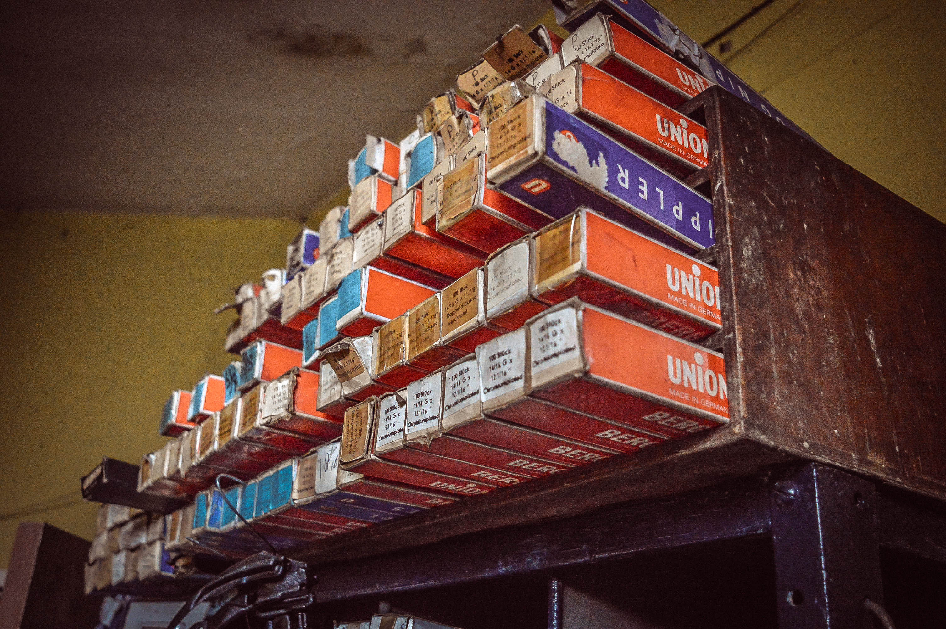 Spares in a bike shop