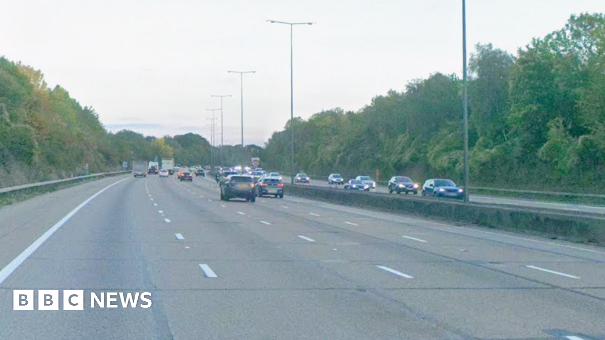 A Google Street image from the M25.