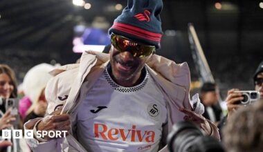 England captain Harry Brook celebrates his century against Pakistan