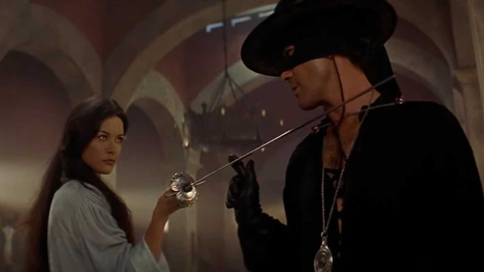 Elena and Zorro from Mask of Zorro movie