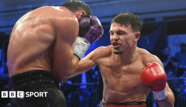 George Liddard lands a right hand on Kieron Conway