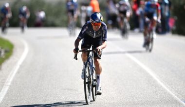 LUCENA, SPAIN - FEBRUARY 22: Stage winner Thomas Pidcock of Great Britain and Team Pinarello Q36.5 Pro Cycling attacks during the 72nd Vuelta a Andalucia Ruta Ciclista Del Sol 2026, Stage 5 a 167.8km stage from La Roda de Andalucia to Lucena on February 22, 2026 in Lucena, Spain. (Photo by Szymon Gruchalski/Getty Images)