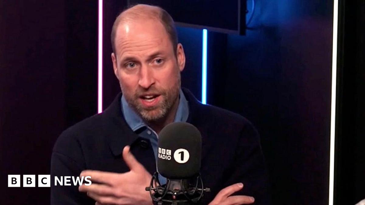 Prince William shares personal message on mental health and male suicide