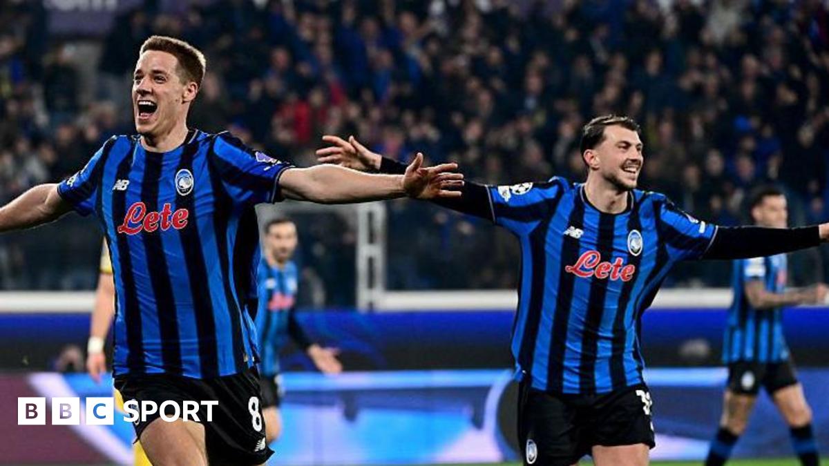 Atalanta 4-1 Borussia Dortmund (4-3 agg): Italians overturn two-goal deficit to reach last 16