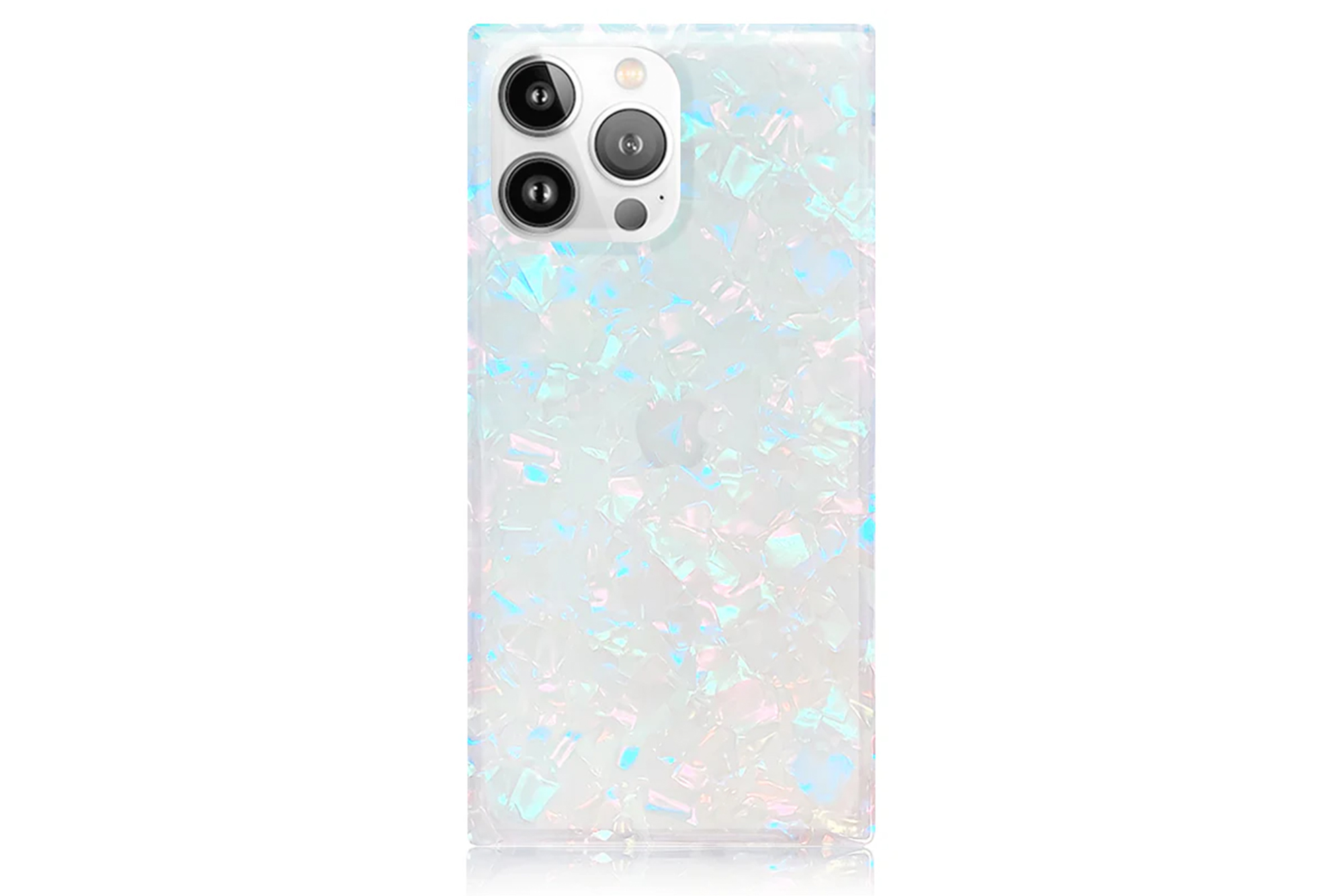 An opal shell phone case.