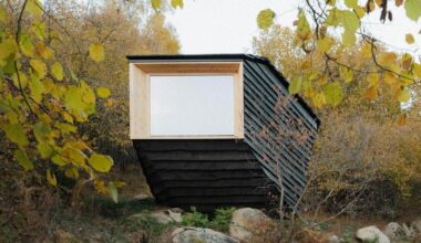 an ecological shelter by iaac embedded in the pyrenees