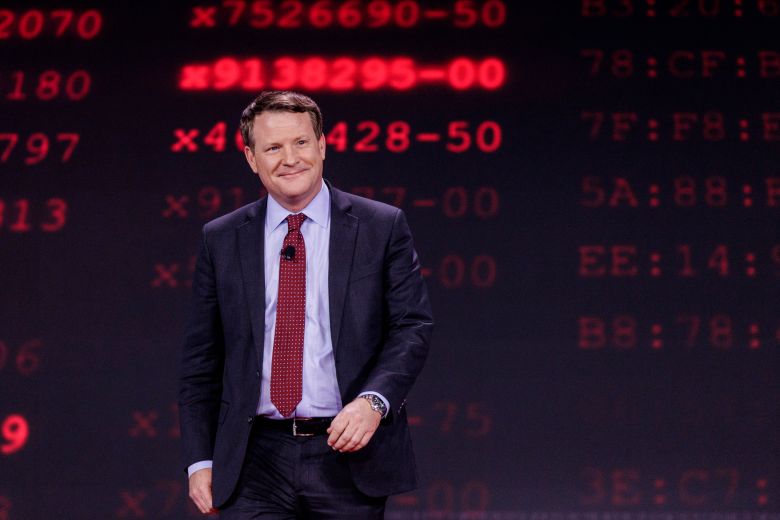 Mike Davis, a longtime Trump legal adviser, arrives for the 2025 Conservative Political Action Conference.