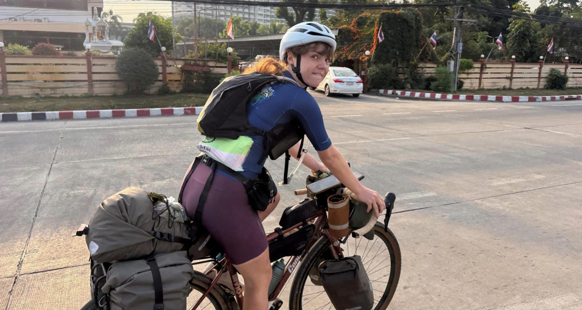 'It really feels like you're living outside of the system' – meet the British woman riding home from Thailand
