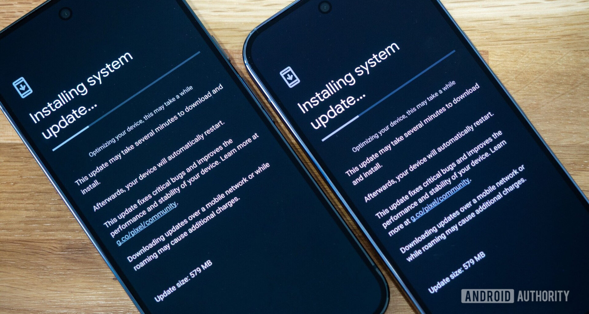 google pixel 10 pro and pro xl installing system update