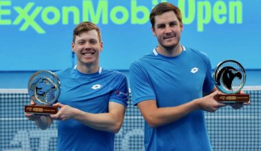Harri Heliovaara and Henry Patten win their second tour-level title of the season at the ATP 500 in Doha.