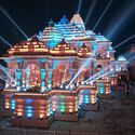 Pandal at Durga Puja in Kolkata 2023 mimicking the Ayodhya Ram Mandir, Photo by Auli Raha. License Creative Commons Attribution-Share Alike 4.0 International Heritage Without Permanence: When Architecture Endures by Disappearing - Image 2 of 13