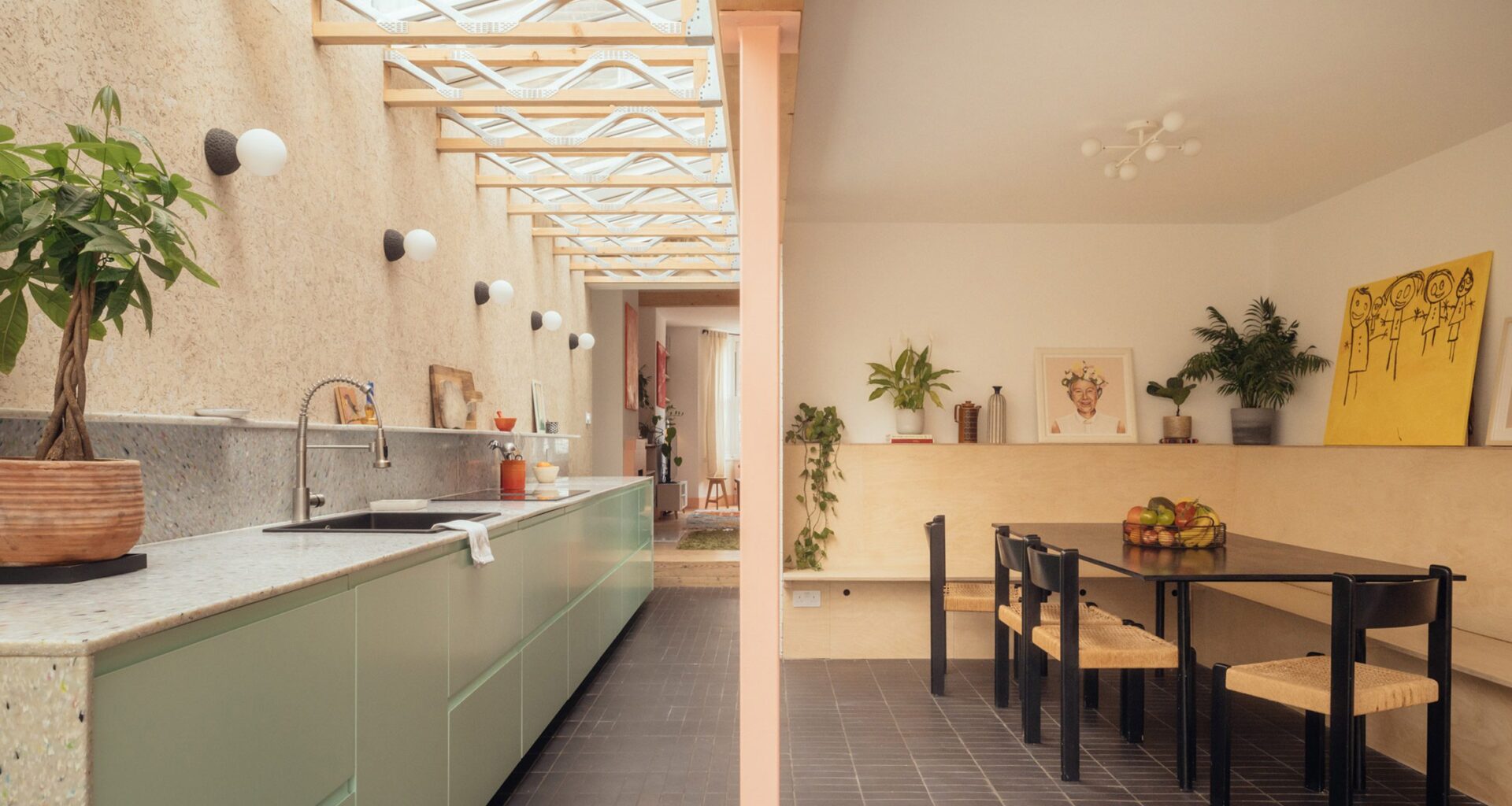 Nimtim Architects uses "everyday materials" for house extension