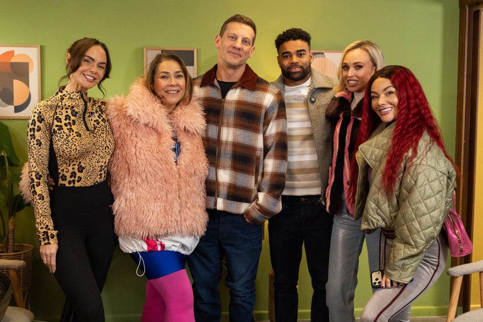 EMBARGO 17/02/2026 Mercedes, Myra, John Paul, Prince, Theresa and Goldie McQueen in Hollyoaks embargo 17022026 mercedes, myra, john paul, prince, theresa and goldie mcqueen in hollyoaks