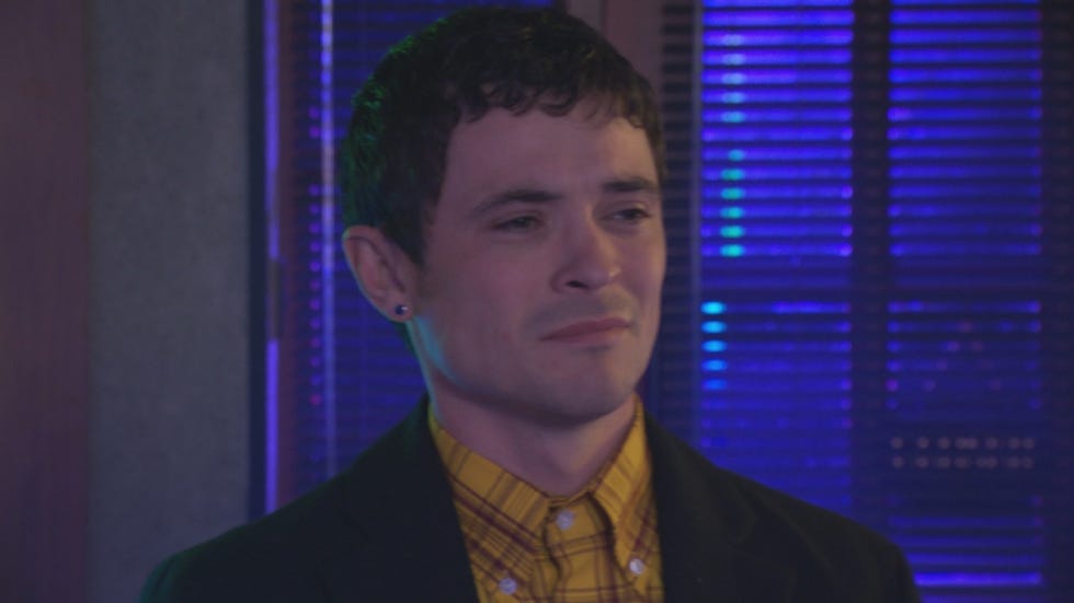 EMBARGO 17/02/2026 Rex Gallagher in Hollyoaks embargo 17022026 rex gallagher in hollyoaks