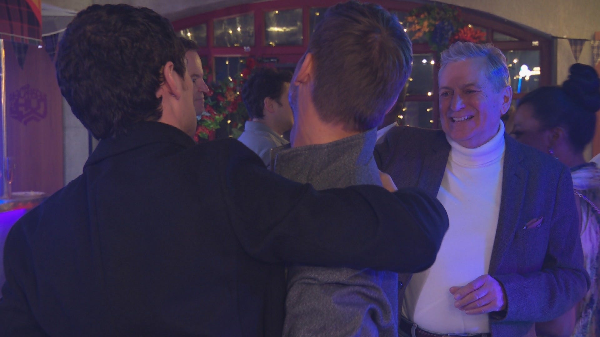 embargo 17022026 rex gallagher, ste hay and froggy in hollyoaks