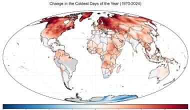 Climate change is not making extreme cold more common