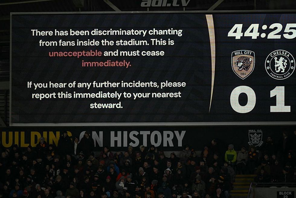 Hull announced that fans were arrested tonight