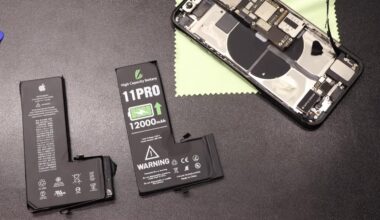 iPhone 11 Pro 12,000mAh battery replacement