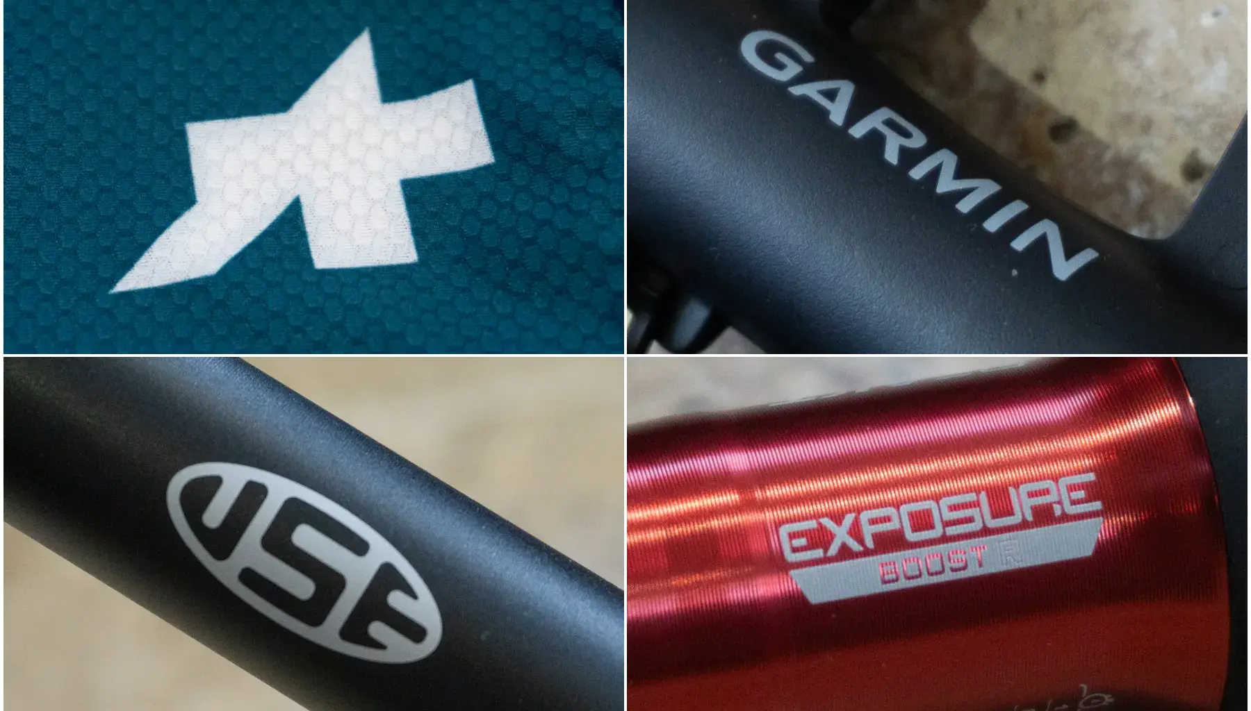 Collection of cycling products