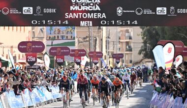Vuelta a Murcia: riders complete the neutralised stage