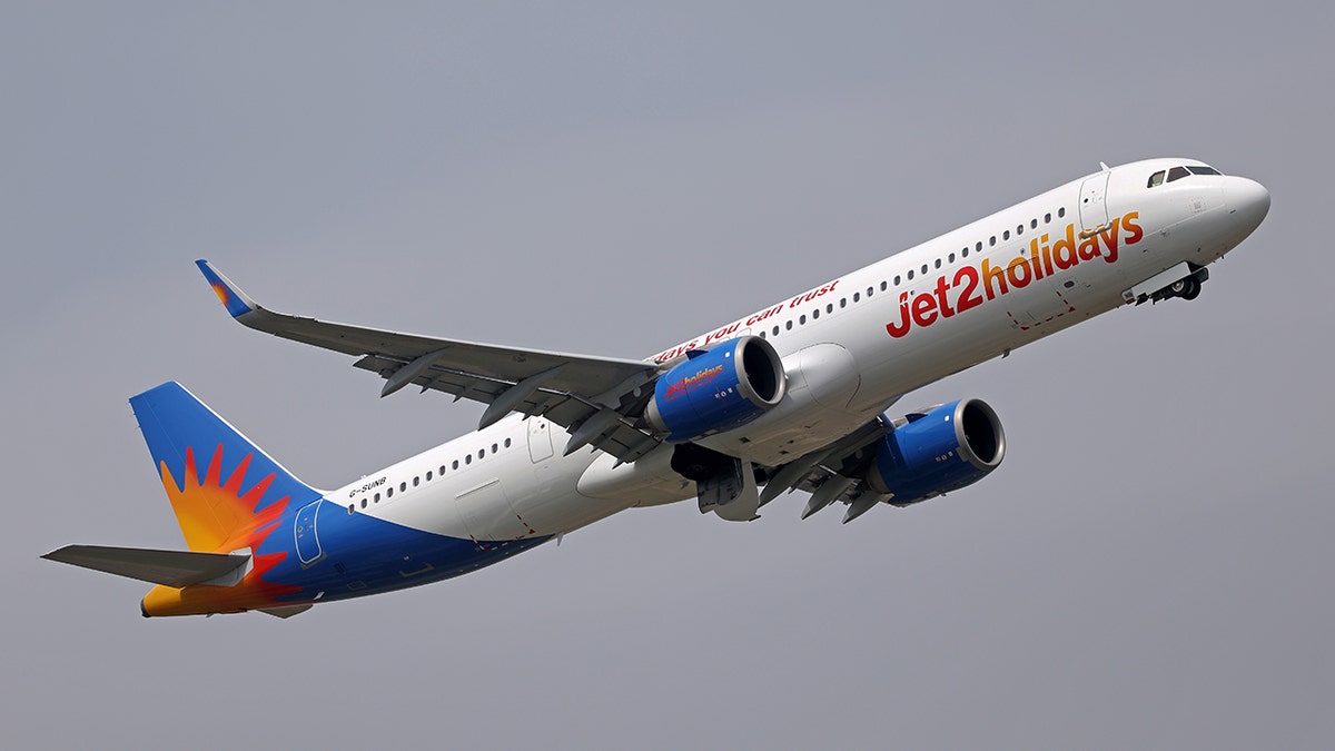 Diverse aircraft take off from Barcelona Airport