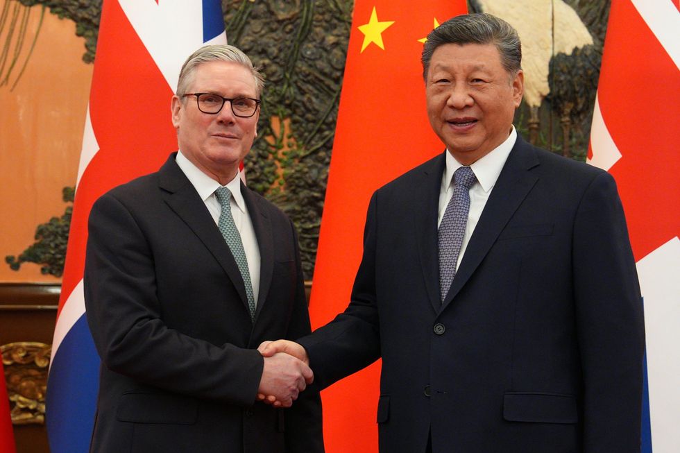 Keir Starmer and President Xi Jinping