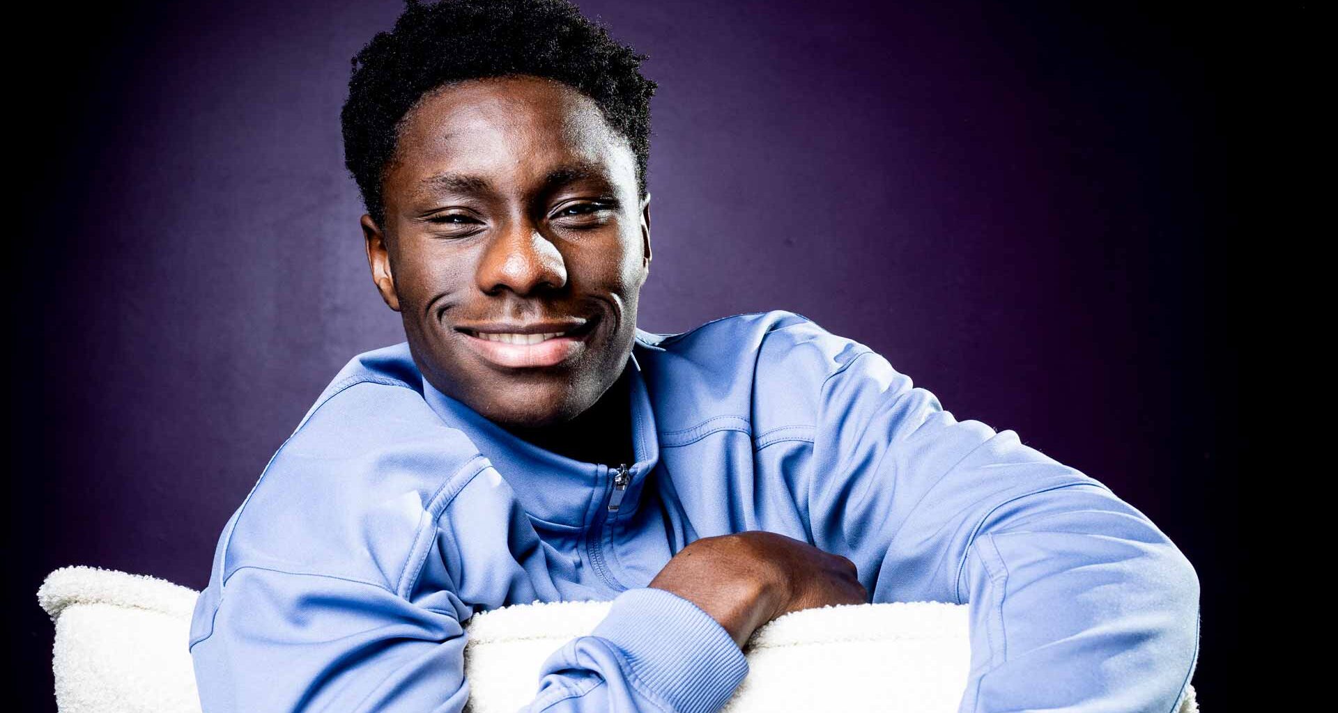 Moise Kouame, 16, is competing this week at the Open Occitanie in Montpellier.