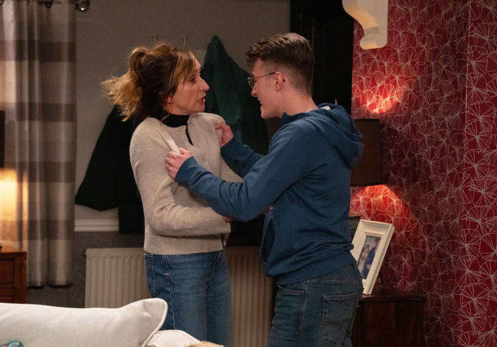 EMBARGOED 17/02/2026 0001 Laurel Thomas, Arthur Thomas, Emmerdale laurel thomas, arthur thomas, emmerdale