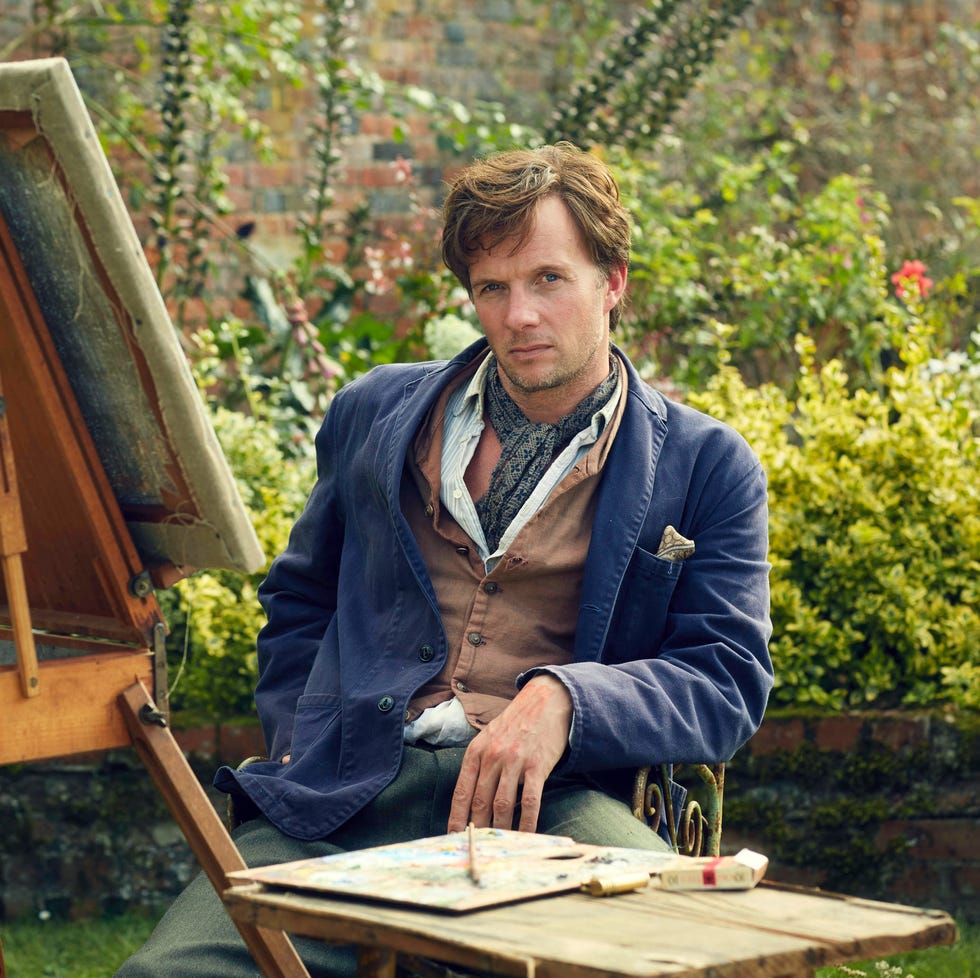 programme name: life in squares tx: n/a episode: n/a (no. n/a) picture shows: at charleston duncan grant (rupert penry jones) (c) ecosse films photographer: *