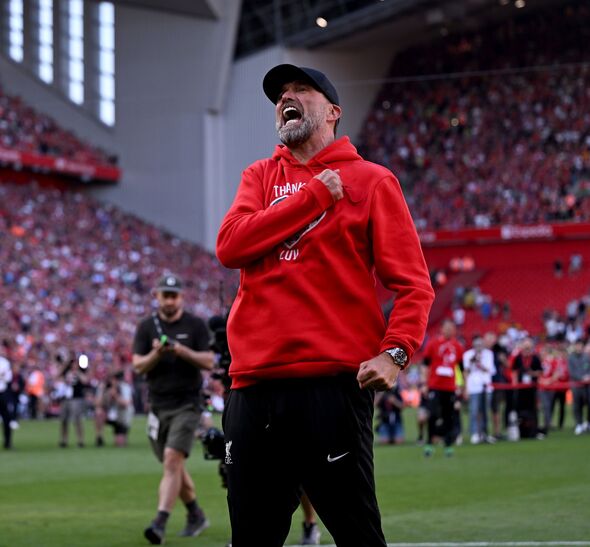 Jurgen Kloppp after his last Liverpool game Jurgen Kloppp after his last Liverpool game