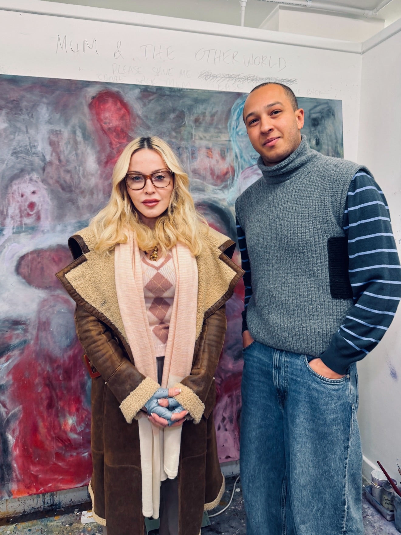 Madonna posted a series of pictures of her trip to Margate on Instagram