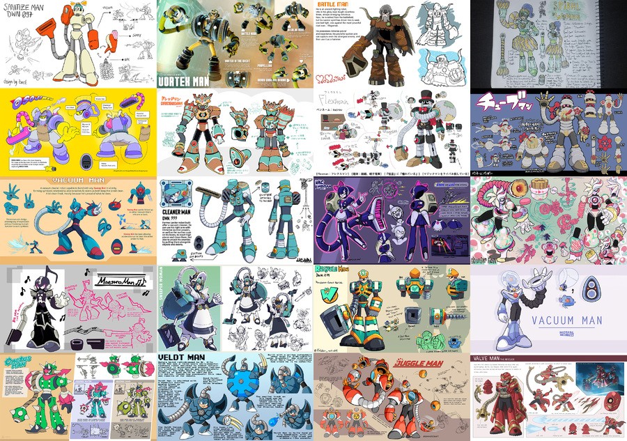 Mega Man Contest Designs