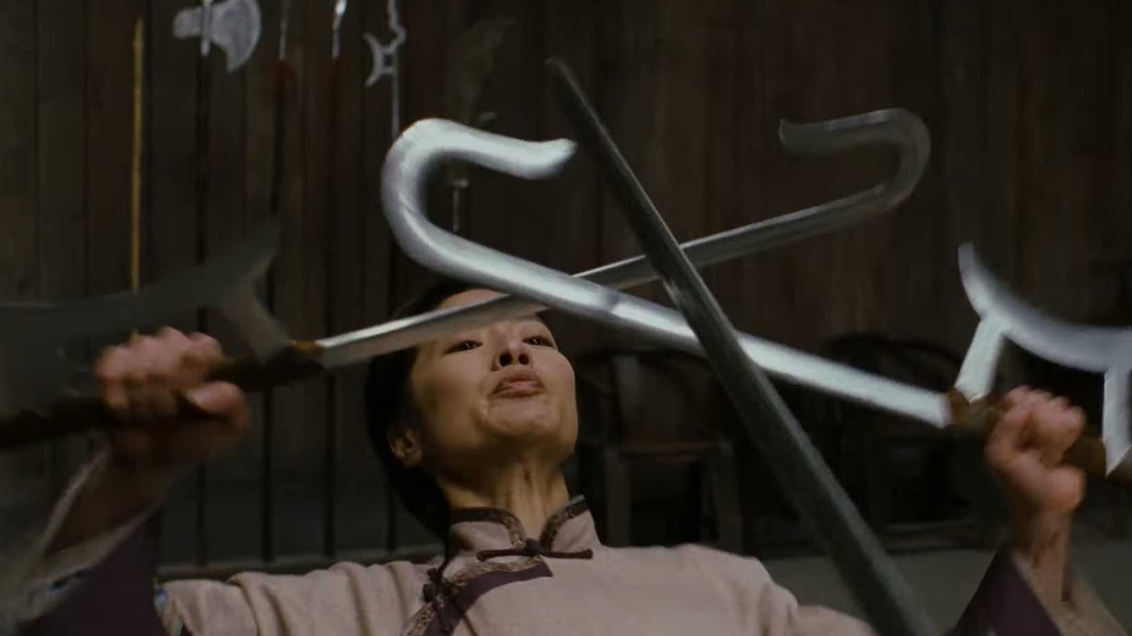 Michelle Yeoh from Crouching Tiger Hidden Dragon trailer