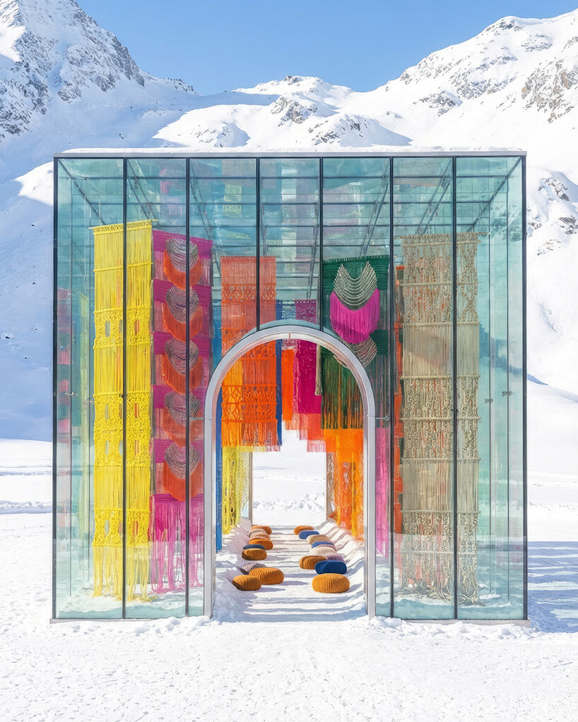 milla novo textile installation