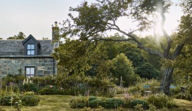 A cluster of derelict farm buildings in the Scottish Highlands thoughtfully brought back to life