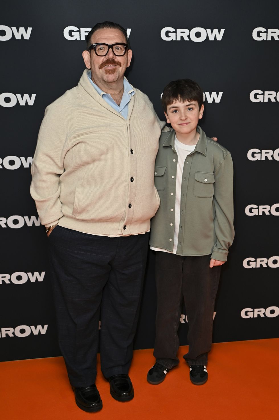 Nick Frost and Dominic McLaughlin