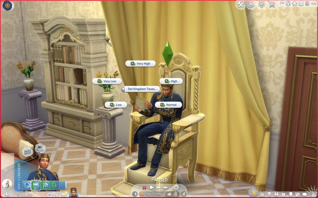 Kingdom Tax, Noble Decrees, and Kingdom Titles: The Sims 4 Royalty & Legacy Guide 2 noble taxes