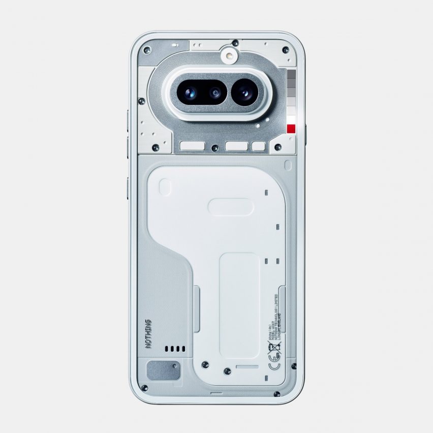 Rendering of the Nothing Phone (4a) in grey