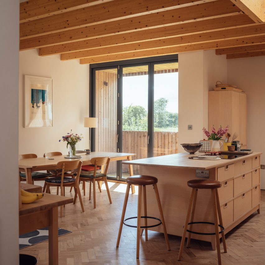 Kitchen and dining room in Orchard House