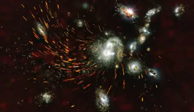 Clusters of young galaxies in the early Universe that later grow into large clusters are called protoclusters. Credit &amp; ©: N.Sulzenauer/MPIfR