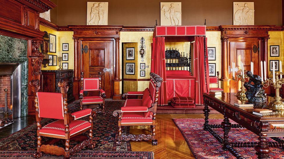 George Vanderbilt's bedroom is among the rooms featured in the new book Biltmore House: The Interiors and Collections of George W Vanderbilt (Credit: William Abranozicz)