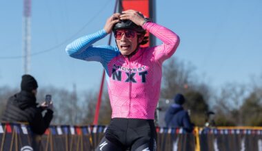 Ethan Brown (Midwest NXT) solos to win men junior 17-18 title