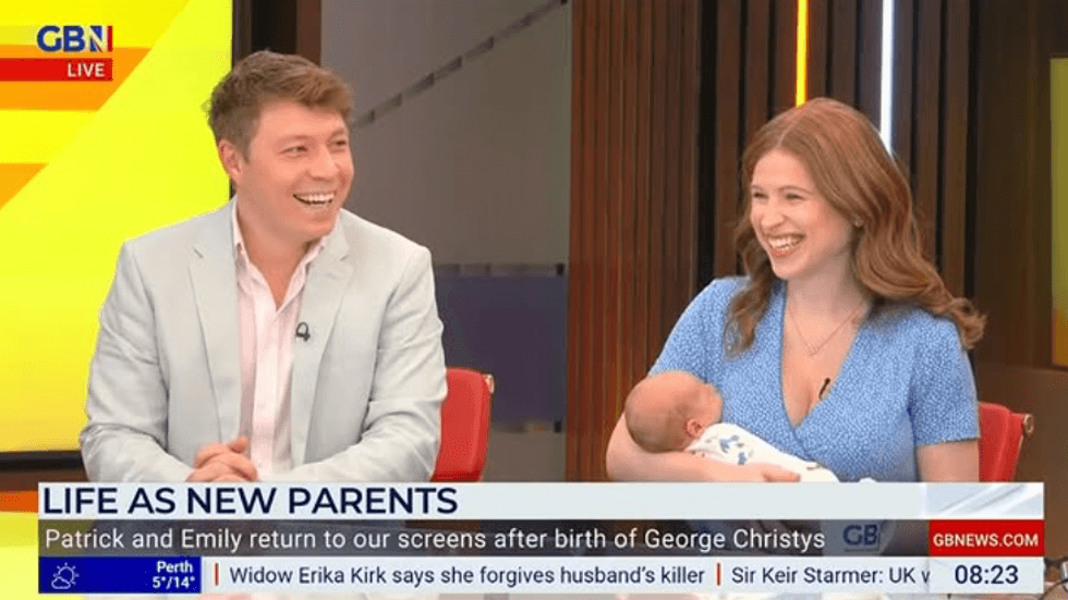 Patrick Christys and Emily Carver