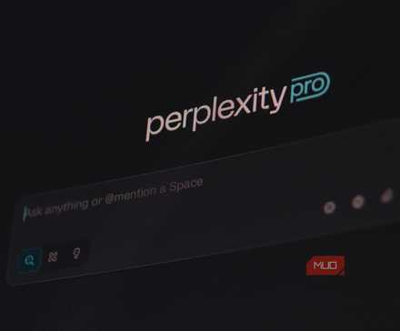 Perplexity user interface on web browsers