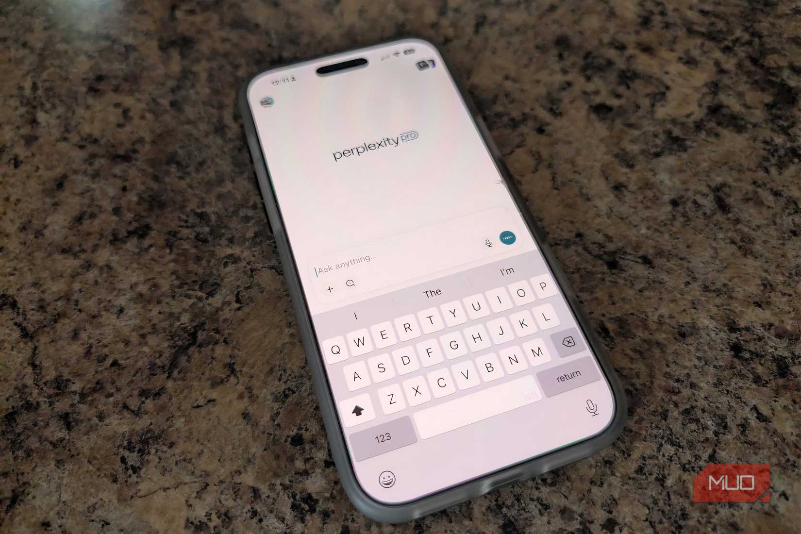 Perplexity Pro on an iPhone.