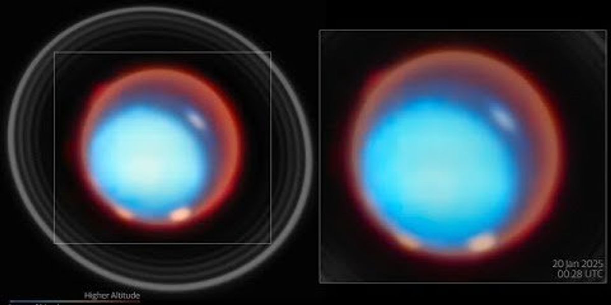 Scientists capture all-new 3D view of Uranus and go inside planet's upper atmosphere for first time