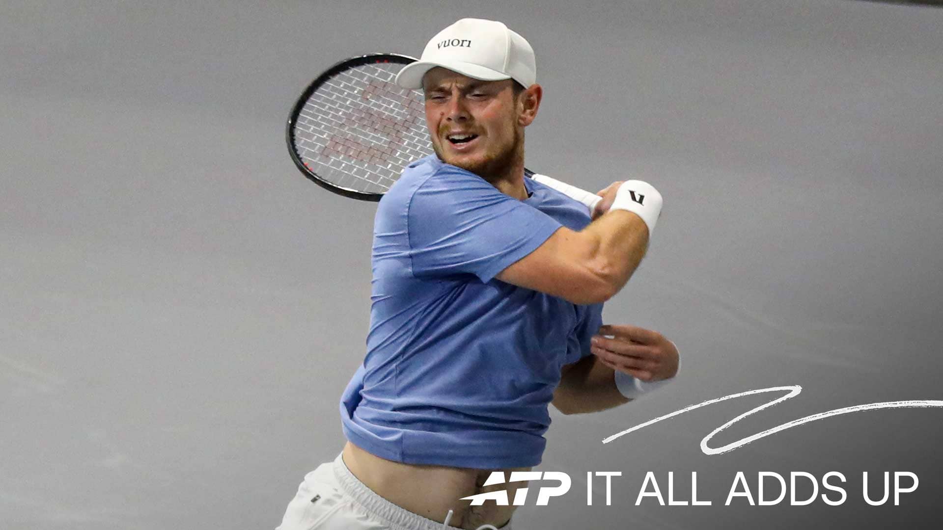 Jack Pinnington Jones is playing his first full season as a professional tennis player.