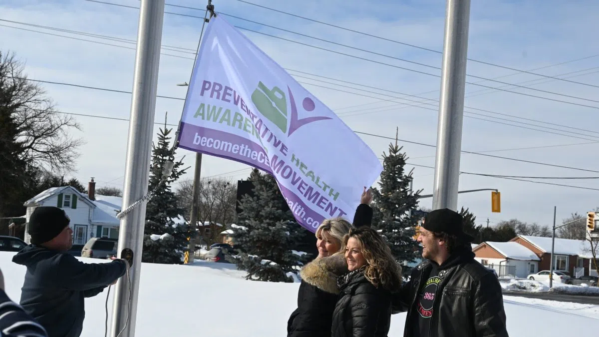 Flag raised in commitment to improve mental health awareness